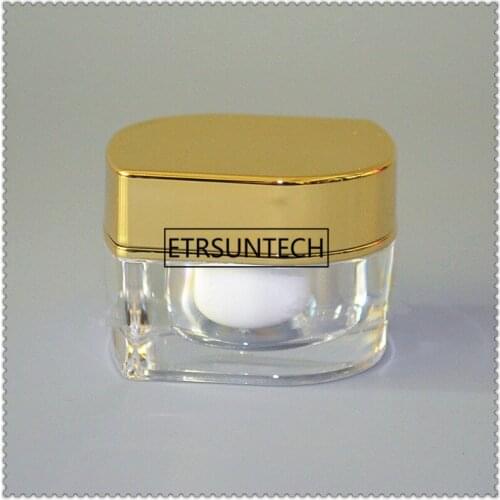10g eye shape cream jar for essence/gel/moisturizer/day cream/night cream cosmetic packing plastic jar F1520