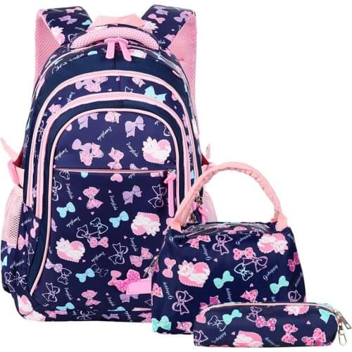 3pcs A Set School Bags Children Backpacks For Teenagers Girls Lightweight Waterproof School Bag Kid Schoolbags Rucksack Backpack