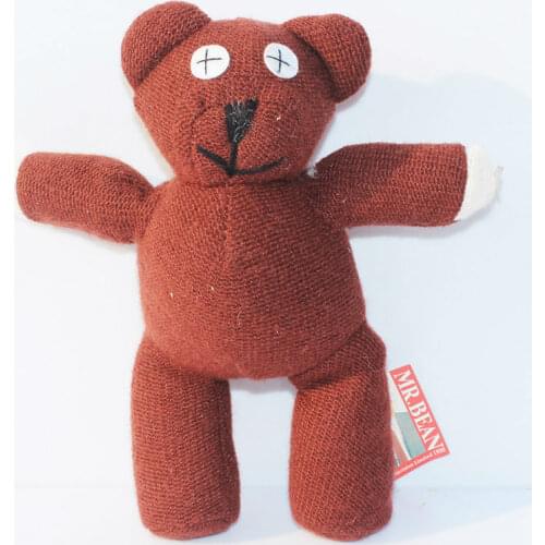 5pcs/lot 9'' Mr Bean Tedy Bear Animal Stuffed Plush Toy Brown Figure Doll Child Christmas Gift Toys Wholesale & Retail