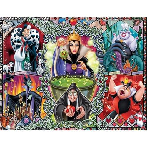 Disney 5D DIY Diamond Painting Cartoon Characters Toy Mosaic Cross Stitch Full Drill Diamond Embroidery Story Home Decor