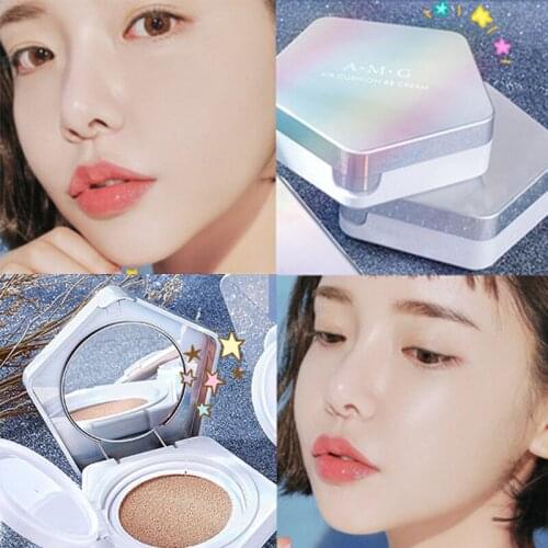 Air Cushion BB Cream Moisturizing Concealer Liquid Foundation Brighten Waterproof Air-Permeable Oil Control Natural Bare Makeup