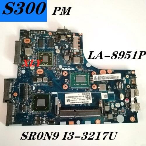 Free shipping, testing of I3-3217CPU DDR3 on lenovo IdeaPad S300 LA-8951P laptop motherboard