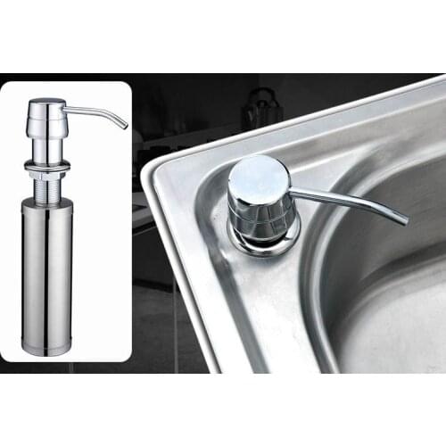 Sink Soap Dispenser Dish Soap Handwashing Fluid Extrusion Storage Bottle Bathroom Kitchen Soap Dispenser Accessories E11758