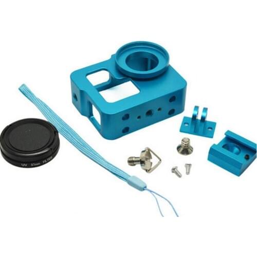 For Gopro Accessories Aluminum Dog Cage Protective Frame Mount Housing Shell Case For Gopro Hero 4 3 3+ Camera Mounting