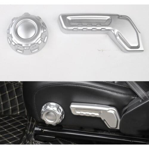 JXKaFa Fit For Jeep Wrangler JL 2018 up Car Seat Adjust Button Switch Decoration Cover Bezel Car Styling ABS Accessories