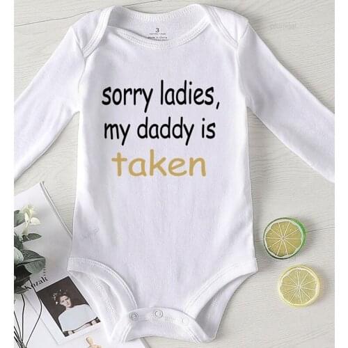 Fall Clothes for Toddler Girls Children Jumpsuits newborn Baby Boy Winter Costume Clothing for Babies Cotton Printing Daddy