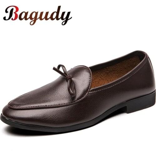 Spring Summer Fashion Loafers Mens Flats Leather Casual Shoes Breathable Comfortable Leather Dress Shoes Man Plus Size 38-48