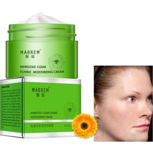 MABREM Calendula Firming Care Moisturizing Cream Whitening Anti-Aging Wrinkle Removal Repair Pores Relieves Dry And Rough 35g