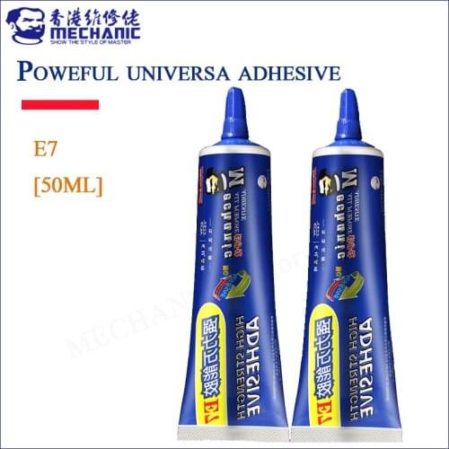 MECHANIC E7 Universal Black transparent glue Fast Curing Mobile Phone Screen Frame Sealing Touch Screen Warped Screen Sticky