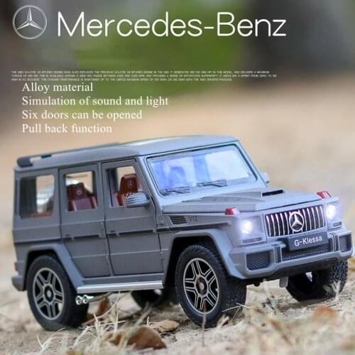 Benz G63 simulation 1:24 alloy car model big G childrens car off-road model model ornaments