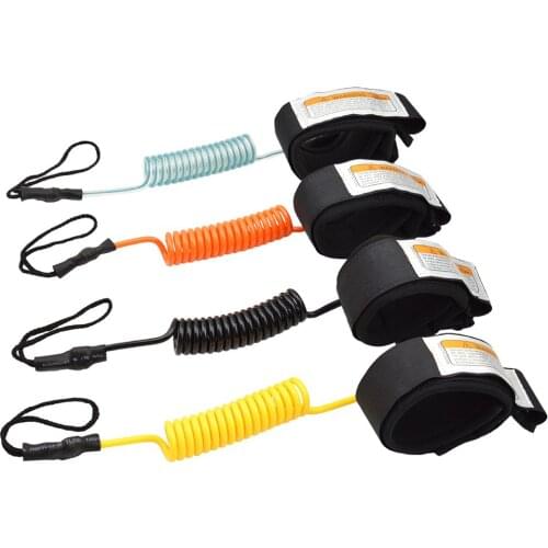 Surfboard Leash 5ft Coiled Stand UP Paddle Board SUPs Wrist Ankle Leash Leg Rope