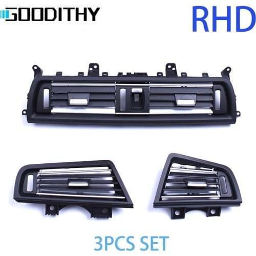 RHD Right Hand Driver Side With Chromed Ac Air Vent Outlet Grille For BMW 5 Series F10 F11 F18 520 523 525 528 530