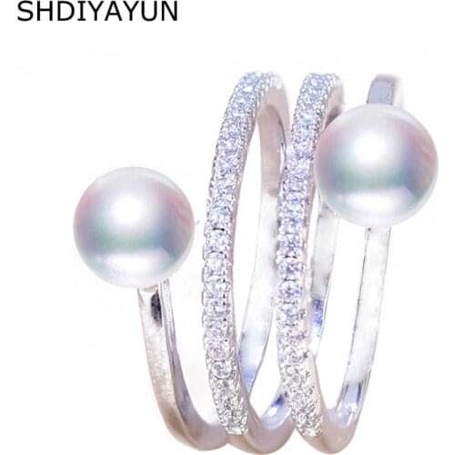 SHDIYAYUN Women's Silver Rings