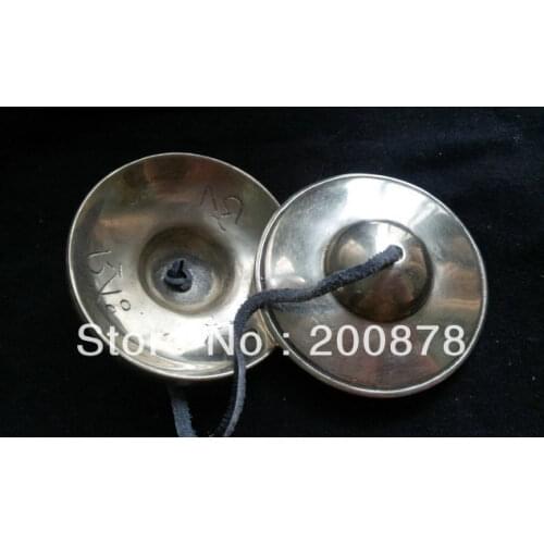TBC867 Tibetan Metal Copper Buddhist OM Cymbal Bell,70mm,Resale and Wholesale Tibetan Buddhist Things