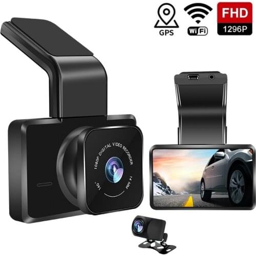 New 3-inch Dash Cam Mster High Definition Night Vision Recorder Double Recording GPS WiFi Cross Border Hidden