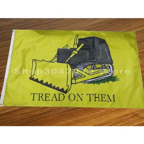 3x5ft tread on them flag with track Flag with two grommets