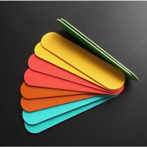 400 pcs/lot wooden emery board mixed colour mini nail file nail art file manicure tool 240/240 free shipping