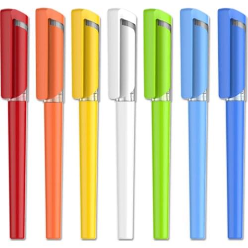 500 pcs/lot Gel Pen Capped Snap-On Advertising gift pen custom pen with logo