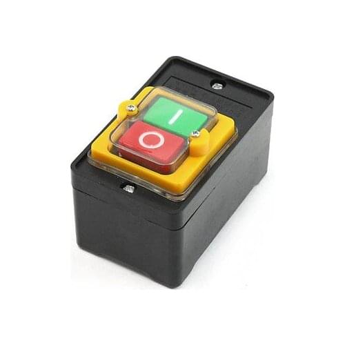 AC 380V 10AMP Water Resistant Insulation Housing On-Off Lock Button Switch