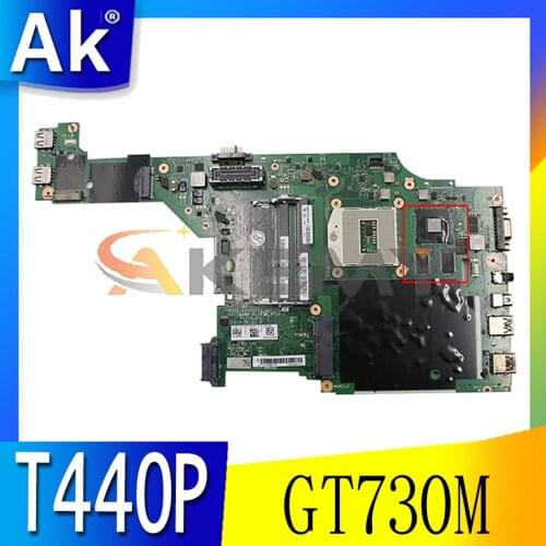 Akemy VILT2 NM-A131 For Lenovo Thinkpad T440P Laptop Motherboard GPU GT730M 100% Test Work FRU 00HM989 00HM984 00HM988 00HM987
