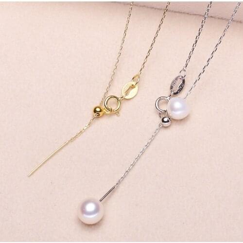 925 Silver Chain with Needle to Make Floating Necklace, Hot Jewelry Chain, Necklace Chain, 10pcs/lot