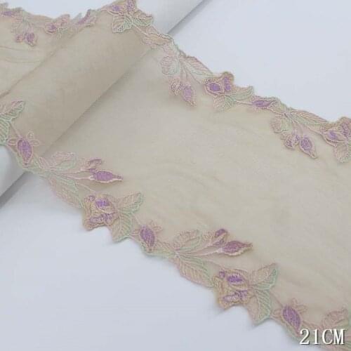 2Yards Bilateral Lace Fabric Trim Guipure Sewing Embroidered Lace Trim Ribbon Lingerie Underwear Garment Dress Accessories