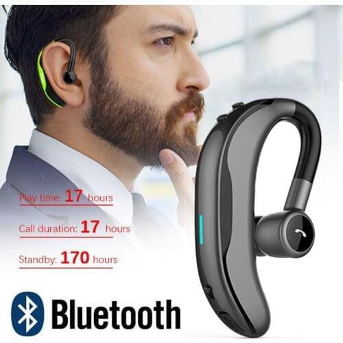 F600 Wireless Bluetooth Headphone Business Stereo Headset With Bluetooth For Driving 170mAh Single Hands Free With Mic