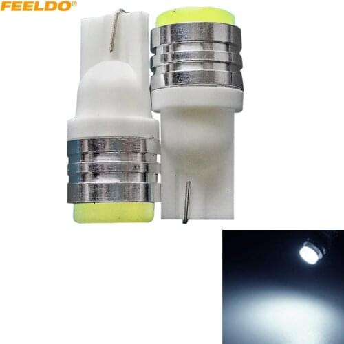 5X White Car T10 194 168 Interior 2W Ceramic LED Bulb Light Reading Light Lamp Bulb Styling Lamp DC12V #FD-4665