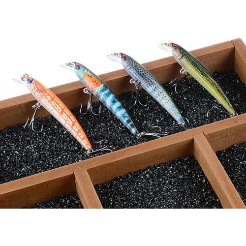 Artificial 3D Eyes Fish Hard Lure Jig Fishing Bait Tackle Tool with Two Hooks Fishing Lures