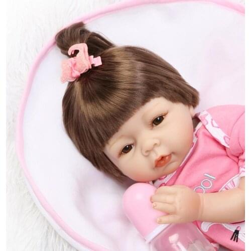 Bebe born NPK girl dolls 22" silicone dolls reborn rooted hair magnetic mouth pacifier toy dolls for lover kids gift bonecas