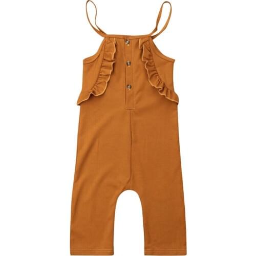 Toddler Baby Girl Summer Romper Bodysuit Jumpsuit Outfit Sunsuit Clothes Summer Newborn Cotton Short