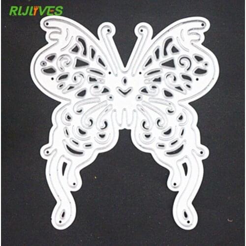 RLJLIVES Metal Cutting Dies Lace Butterfly Scrapbook Card Album Paper Craft Decorative Embossing Cutter