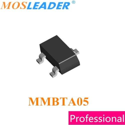 Mosleader MMBTA05 SOT23 3000PCS MMBTA05LT1G NPN 40V 60V 0.5A 500mA High quality