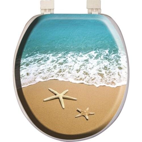 Softy Classic Pattern Soft Toilet Seat Cover White