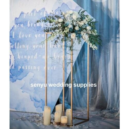 New style Geometric Metal Flower Stand Home Wedding Party Decor For Decoration senyu0210
