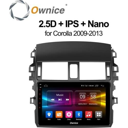 Ownice C500+ 9" Android 8.1 For Toyota Corolla 2GB RAM Car DVD player GPS map WIFI 4G LTE car radio Radio OBD2 Camera TPMS TV