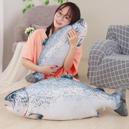 Plush Animals Pillow Lovely Shape Washable Simulation Stuffed Fish Doll Toys Kids Gift