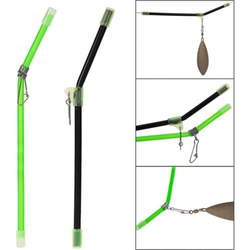 20Pcs/Set Fishing Balance Tube Solid Strong Pin ABS Head Snaps Strong Pin Luminous Connector for Angling