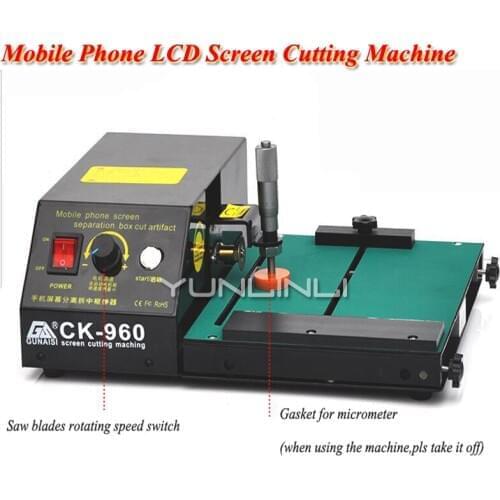Mobile Phone LCD Screen Cutting Machine Horizontal Screen Dismantling Machine For Smartphone Pad Repair Refurbished Tool CK-960