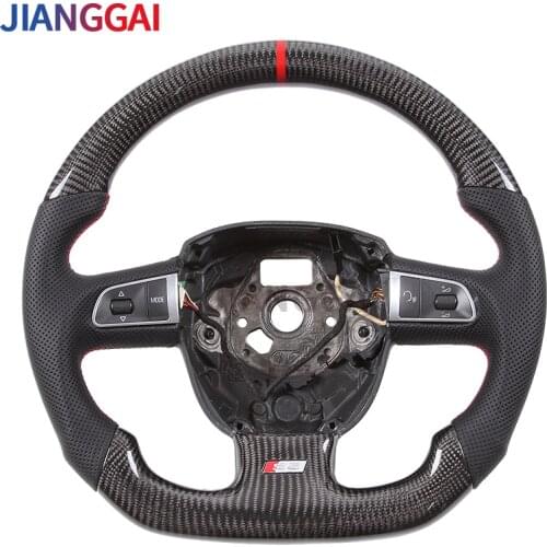100% Carbon Fiber Car Steering Wheel Suitable For Audi A5 S4 2012-2016 Model