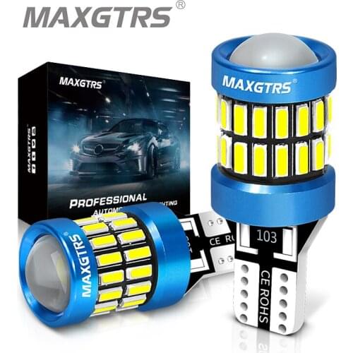 2Pcs 1400LM Super Bright T15 W16W LED No Error 4014 SMD 921 912 LED Lamp for Car Back up Reverse Lights CANBUS 6500K White