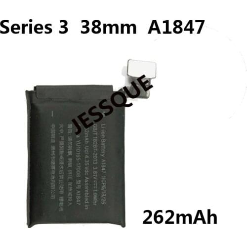 38mm A1847 G3 262mAh Battery for Apple watch Series 3 Gen G S3 GPS Batterie Accumulator AKKU