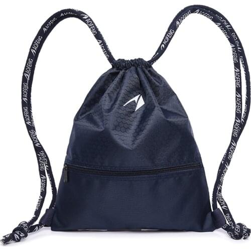 Basketball Drawstring Backpack Rugged Durable Gym Pouch Outdoor Backpack Small Football Bag Around The Stadium