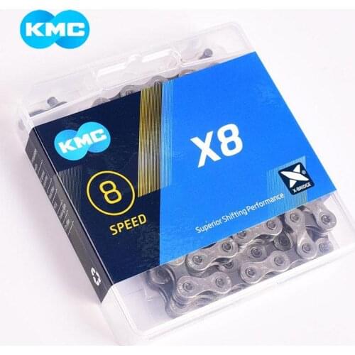 Bicycle Chain KMC chain X8 X8.93 mountain road folding bicycle 6/7/8/18/21/24 speed chain accessories with missinglink
