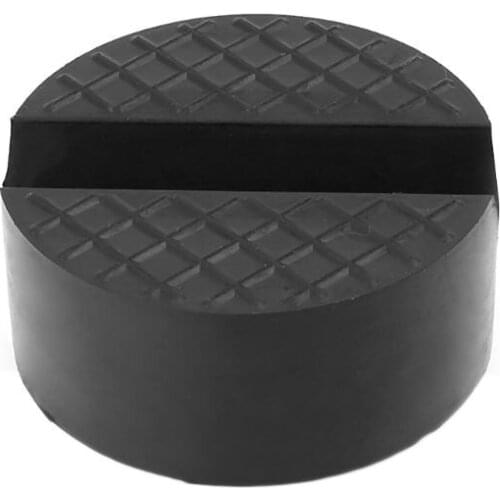 Black V-groove Car Jack Rubber Pad Anti-slip Rail Protector Support Block Heavy Duty For Car Lift