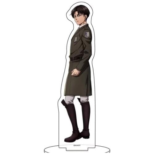 Acrylic Stand Figure Model Plate Anime Attack on Titan Rivaille Eren Jager Mikasa Ackerman Desktop Decor Student Cosplay Toy