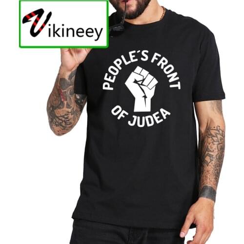 Life of Brian T Shirt Peoples Front Of Judea Tshirt British Comedy Film Pure Cotton Soft Comfortable Tops EU Size