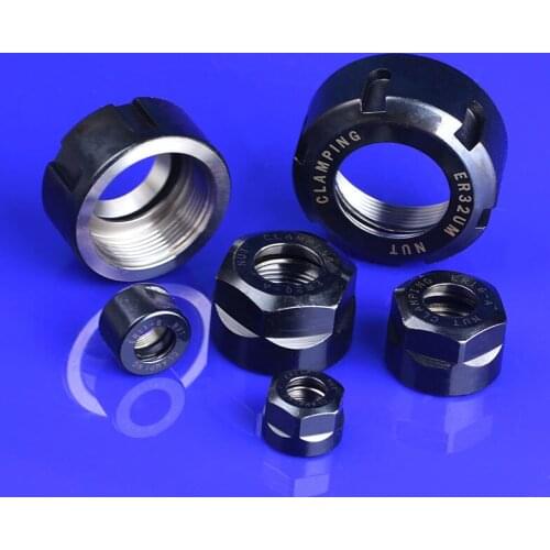 HUHAO 1Pcs ER16 Nuts ER High Precision CNC Router Engraving Machine Nut ER Collet Accessory Sparepart ER-16 Nut