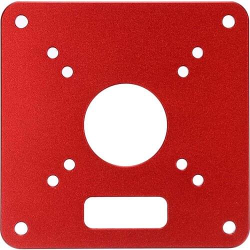 120x120mm Aluminum Alloy Woodworking Router Table Insert Plate Mounting Base Plate For MAKITA RT0700C