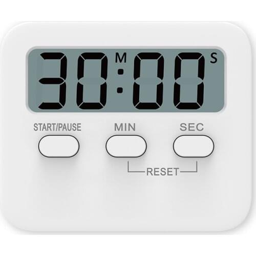 LCD Digital Kitchen Baking Timer Magnetic Cooking Countdown Alarm Reminder Temporizador Clock Household Mulitfunctional Tools